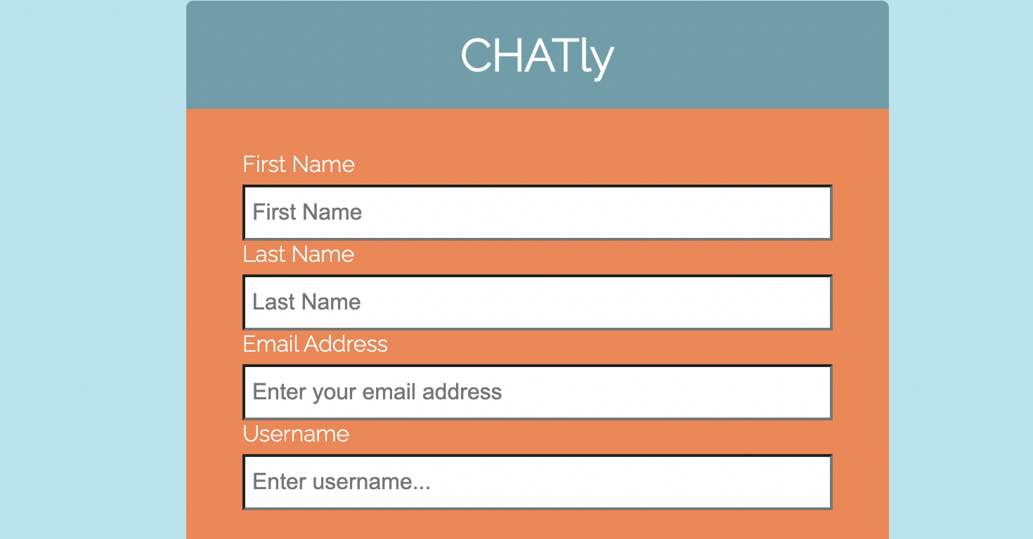 CHATly Website